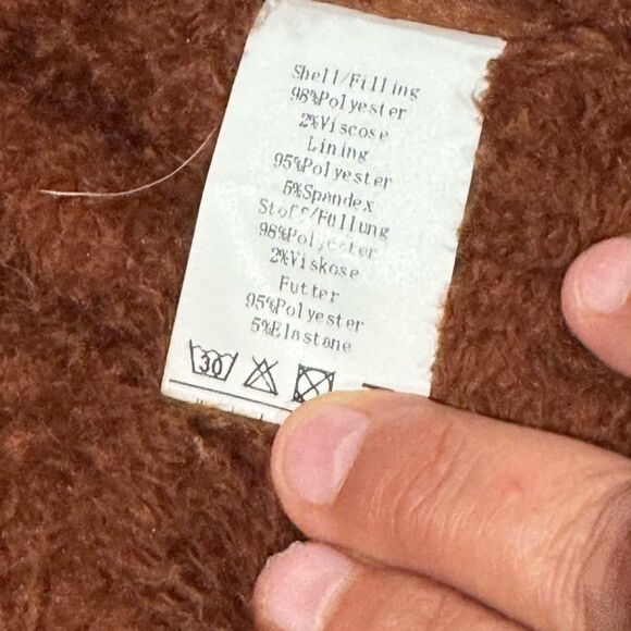 Grace Karin Fleece lined Coat 3XL - Picture 12 of 14